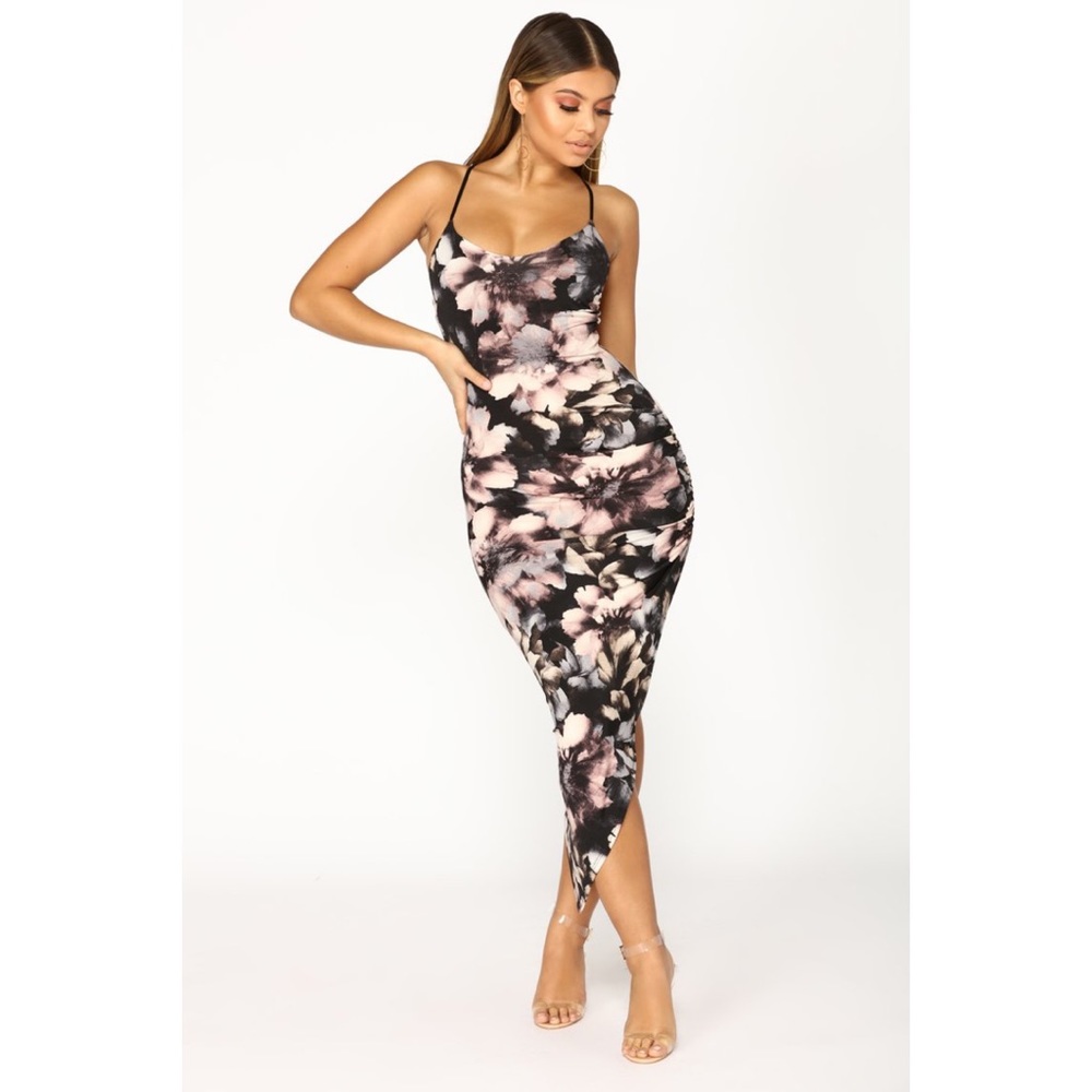 Fashion Nova Garden Cafe Floral Dress